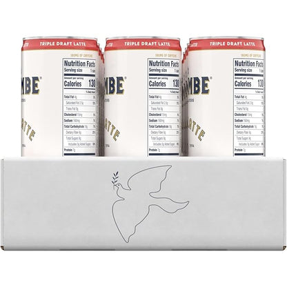 La Colombe Coffee, Triple Draft Latte, 11 fl oz Cans (Pack of 12), Coffeehouse Quality Cold Brew, Specialty Grade Coffee Beans, Ready-to-Drink On-the-Go