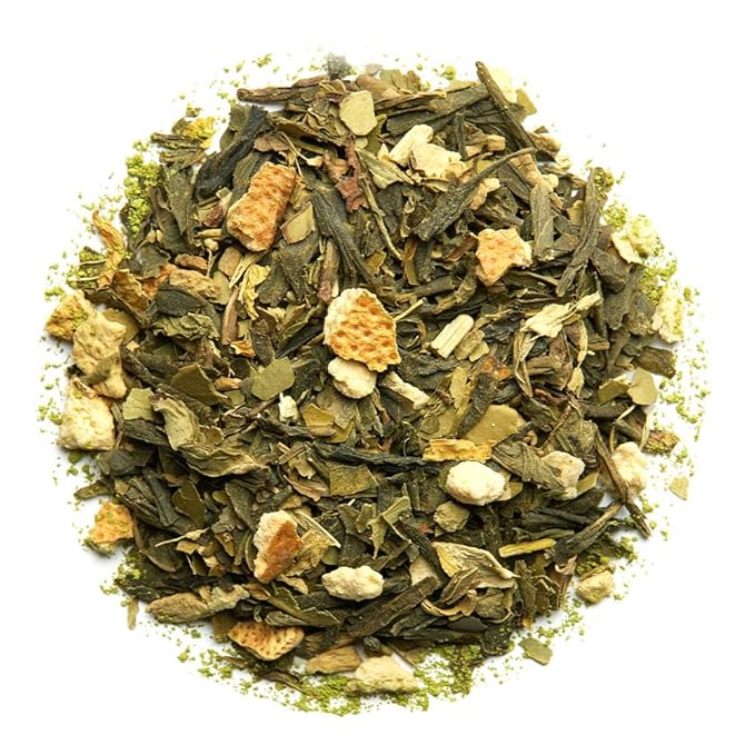 Palais des Thés - Sunrise Wake Up - Green Tea, Mate & Grapefruit - 3.5oz Loose Leaf Metal Gift Tin, Serves 20-25 Cups
