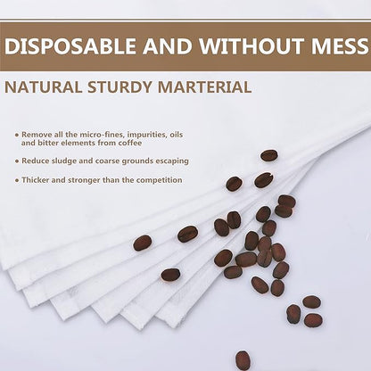 Cold Brew Coffee Filter Bags - 100 Pack Home Cold Brew System Filters for Cold Brew Coffee Maker 11.25''x13'' Home Model Disposable Coffee Brewing Bag
