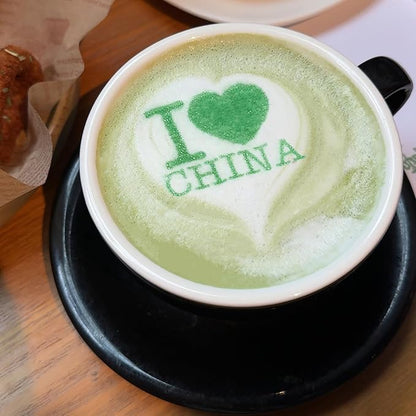 Handheld Food PrintPen Portable Mini Coffee PrintPen Latte Art Macaron Cookie DIY Design Printer, Bluetooth 4.2-1PCS Matcha