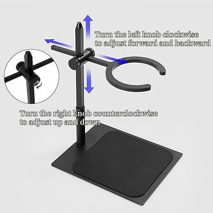 AUNMAS Adjustable Aluminum Alloy Pour Over Coffee Stand Dripper Station, Easy To Operate, Portable for Home and Office Use