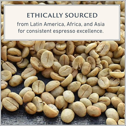Filicori Zecchini Italian Espresso Beans – Whole Bean Coffee, Bold Dark Roast Arabica & Robusta Blend – Slow Roasted – Forte 2.2lb Bag