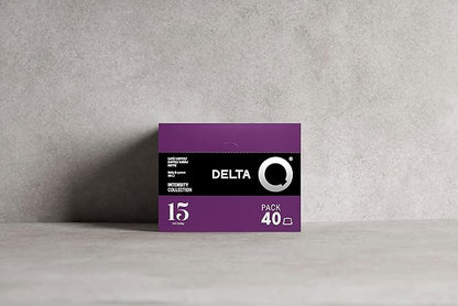 Delta Q - MythiQ Espresso Pods for Delta Q machines, Intensity 15, Notes of Cocoa, Chocolate, and Toasted Nuts, 40 Coffee Capsules