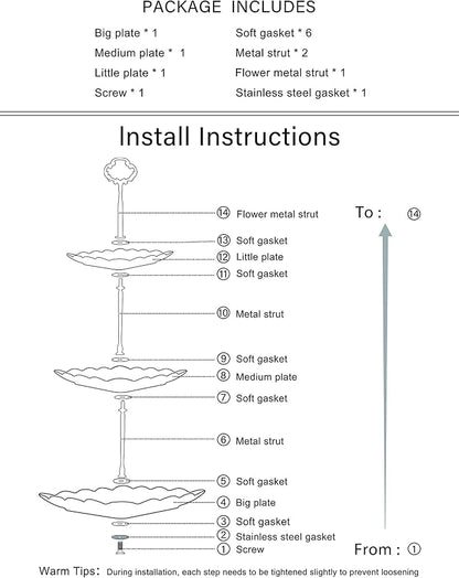 Sumerflos 3 Tier Porcelain Cupcake Stand, Tiered Serving Cake Stand, Square White Embossed Dessert Stand, Weddings Parties Pastry Serving Tray