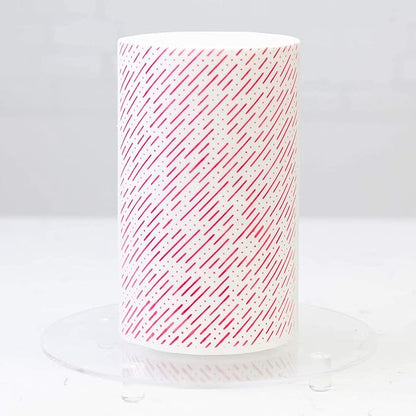 Cake Baking Stencil - Seamless Delicate Pattern for Decorating Tall Double Barrel Cake to Use with Buttercream, Royal Icing, Ganache, Paint, Airbrush (Skipp)