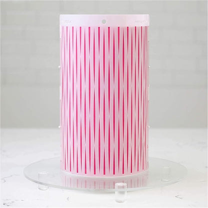 Cake Baking Stencil - Seamless Delicate Pattern for Decorating Tall Double Barrel Cake to Use with Buttercream, Royal Icing, Ganache, Paint, Airbrush (FOLD)