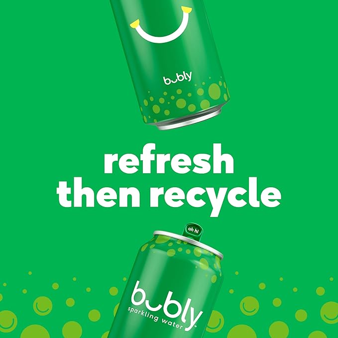 bubly Sparkling Water, Coconut Pineapple, Zero Sugar & Zero Calories, Seltzer Water, 12 Fl Oz Cans (Pack of 8)