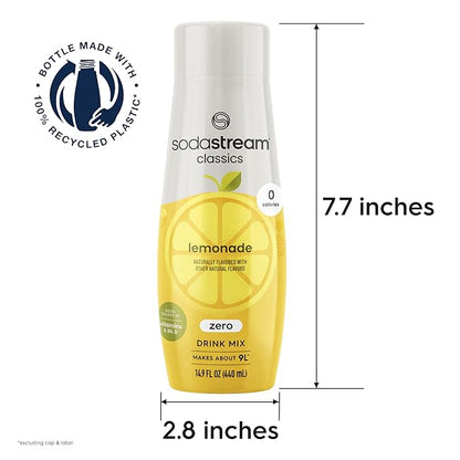 SodaStream SodaStream Zero Lemonade Drink Mix, 14.9 Fl Oz (Pack of 4)