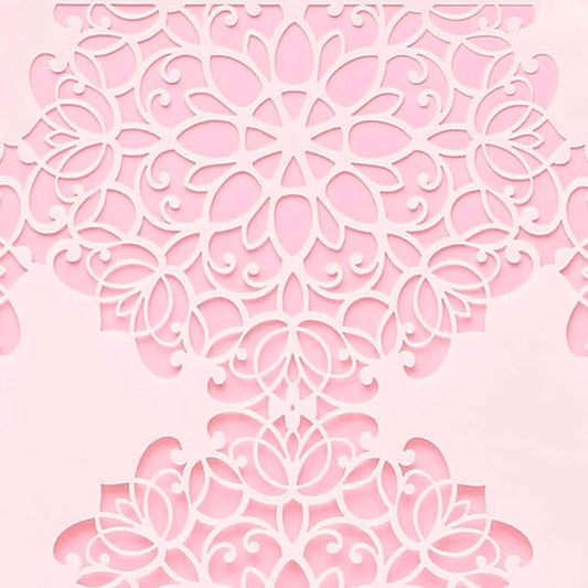 Cake Decorating Stencil for Tall Buttercream Cake, Royal Icing, Ganache, Paint, Airbrush (Darla)