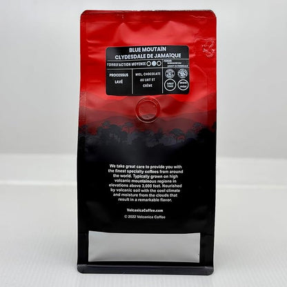 Jamaican Blue Mountain Coffee, 100% Pure, Whole Bean, Fresh Roasted, 16-ounce