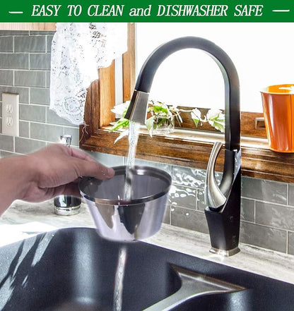 Stainless Steel Reusable Coffee Filters Basket 8 12 Cup Sturdy Permanent Coffee Filter fit for Mr. Coffee Black,Decker Coffee Makers 8 12 cups