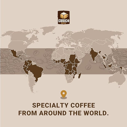 Nicaraguan Coffee, Single Serve Coffee Pods, Premium Nicaragua Segovia Single Origin Fresh Roasted Coffee | K-Cup Compatible Brewers | Cubico Coffee | 10 Count