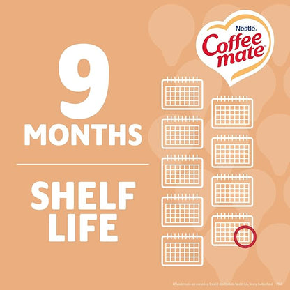 Nestle Coffee mate Coffee Creamer, Vanilla Caramel, Liquid Creamer Singles, Non Dairy, No Refrigeration, 0.375 fl oz Tubs (Pack of 200)