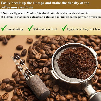 51mm Espresso Tamper Espresso Accessories Kit: Espresso Tamper Set, Coffee Tamper Espresso Tools Barista Tools | Espresso Kit Fits Espresso Coffee Machines of 51mm Portafilters