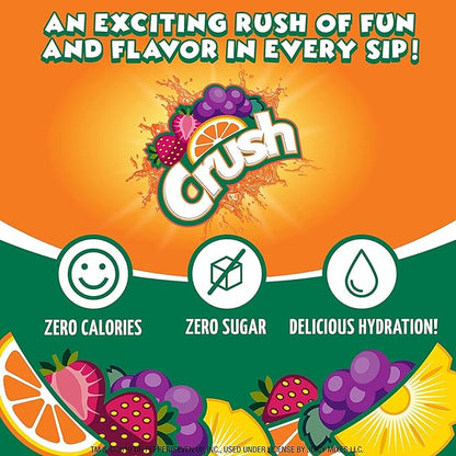 CRUSH Crush, Lemonade, Liquid Water Enhancer – New, Better Taste (4 Bottles, Makes 96 Flavored Water Drinks) 1.62 Fl Oz (Pack of 1)