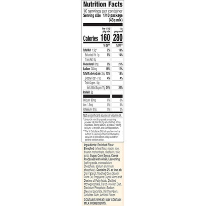 Betty Crocker Super Moist Chocolate Fudge Cake Mix, 15.25 oz. (Pack of 12)