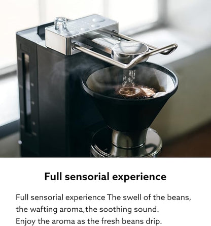 BALMUDA The Brew | Automatic Pour Over Coffee Maker | Clear Brewing Method | Precise Temperature Regulation | Three Brewing Modes: Regular, Strong, Iced | Compact Design | US Version
