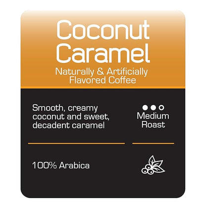 Roast Ridge Single Serve Coffee Pods for Keurig K-Cup Brewers, Coconut Caramel, Medium Roast, 100 Count