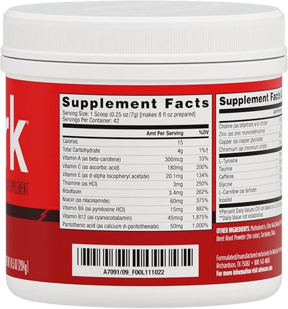 AdvoCare Spark - Energy Drink Mix - Vitamin & Amino Acid Supplement - Supports Energy & Focus - Portable Immune Support - Sugar-Free - Cherry, (10.5 oz)