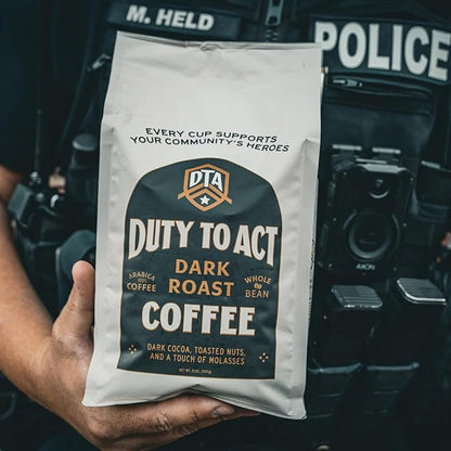 Duty to Act Dark Roast Whole Coffee Beans, 2 lbs (Pack of 1)