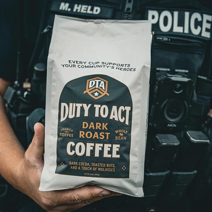 Duty to Act Medium Roast Whole Bean Coffee, 2 lbs (Pack of 2)