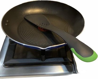 Kitchen Utensil 5 in 1 Multifunctional Nonstick Cutter, Turner, Colander, Soup Spoon, Spatula, Green