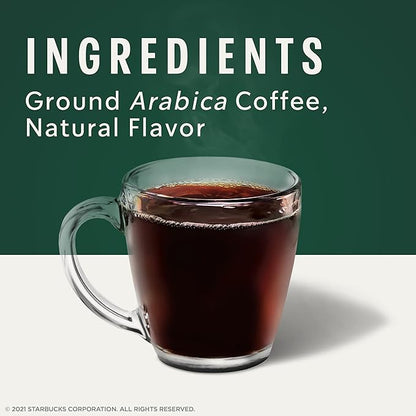 Starbucks Flavored Ground Coffee, Variety Pack, Naturally Flavored, 3 bags (11 oz each)