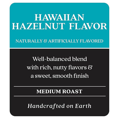 Copper Moon Single Serve Coffee Pods for Keurig K-Cup Brewers, Medium Roast, Hawaiian Hazelnut Blend, 36 Count