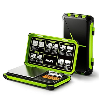 Precision Pocket Scale, 200gx0.01g Jewelry gram Scale, Digital Food Scale with LCD Display, one-Click Conversion 6 Units, Mini Scale for Weed/Kitchen/Powder/herb/Coins(Battery Included)