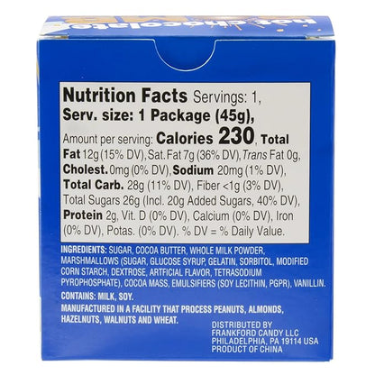 Sweetzo - Hot Chocolate Melting Balls with Mini Marshmallows, Individually Wrapped Cocoa Melts, Dessert Drink, Pack of 3, 1.6 Ounces Each
