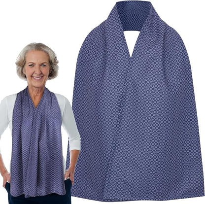 Adult Bib Scarf - Dignified Alternative to Bibs | Washable and Reusable Clothing Protectors for Eating