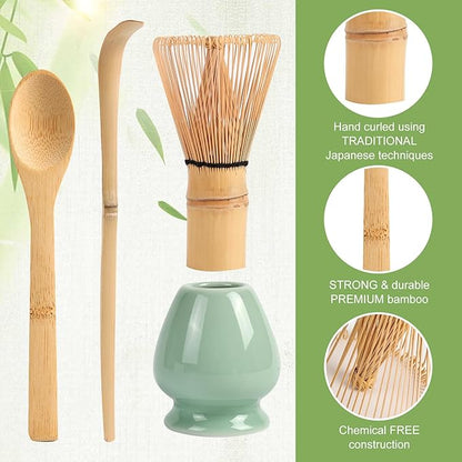 Matcha Bamboo Whisk, Bamboo Whisk,Matcha Whisk Set,Matcha Whisk Holder,Matcha Whisk And Stand,Tea Scoop And Tea Spoon