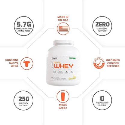 Naturally Flavored Rival Whey - Honey Nut Vanilla- 5lb