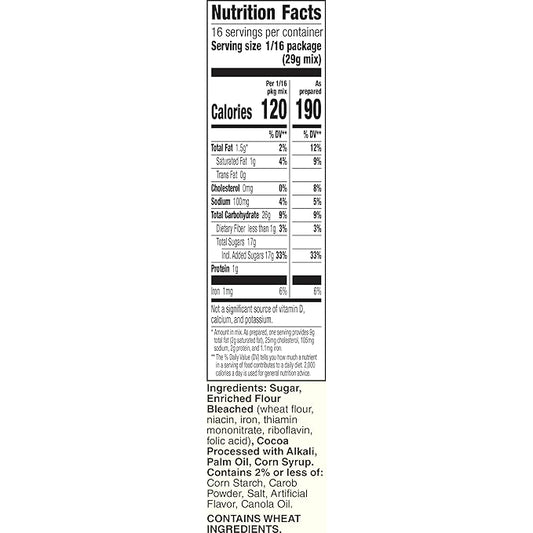 Betty Crocker Favorites Dark Chocolate Brownie Mix, 16.3 oz. (Pack of 12)