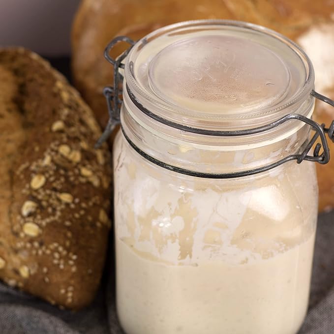 Cultures for Health Whole Wheat Sourdough Starter | Dehydrated Heirloom Culture for DIY Artisan Bread | Perfect for Muffins, Pancakes, Whole Wheat Pasta, & More | Non-GMO Prebiotic Sourdough Bread