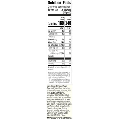 Betty Crocker Delights Super Moist Butter Pecan Cake Mix, Holiday Baking, 13.25 oz (Pack of 12)