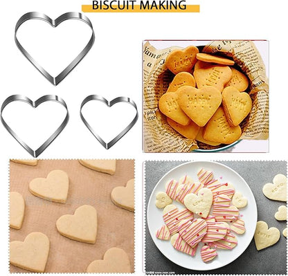 Adjustable Rolling Pin 20 Set and Silicone Baking Pastry Mat Set,Thickness Rings,Dough Roller & Steel Cutter& 6 Cookie Molds & 10 Cake Molds for Baking Dough Stainless Steel Dough Roller, Pizza, Pie