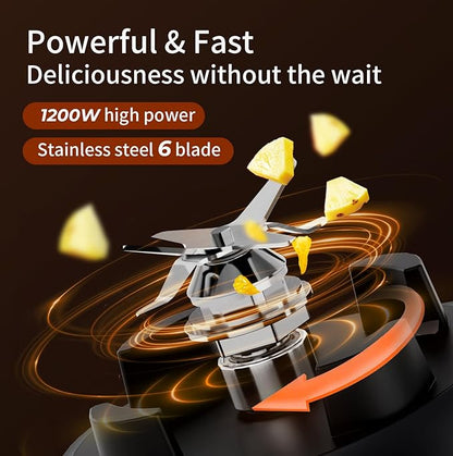 TOKIT B3 Countertop Mixer Blenders for Kitchen 8 Preset Programs 1200W Smoothy Blender Machine 68 Oz Large Capacity Professional Glass Blender for Shakes and Smoothies, Juicer, Ice, Frozen Drinks
