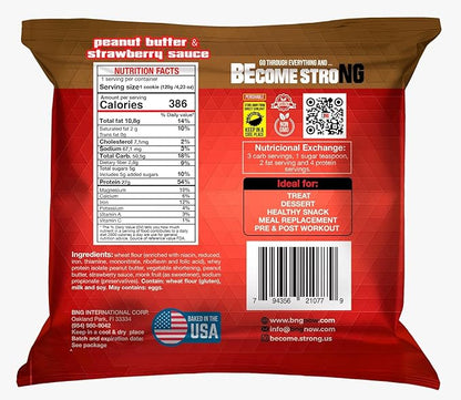 Become Strong High Protein Cookies, 25g Protein, 3g Sugar, BNG Cookies (10 ct.) (Peanut Butter & Jelly)