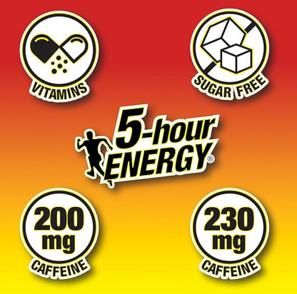 5-hour ENERGY Extra Strength Gamer Shots, Apple Bash Flavor, 1.93 Fl oz (Pack of 24)