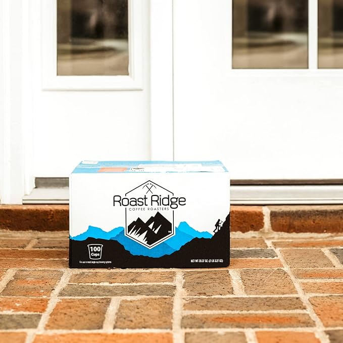Roast Ridge Single Serve Coffee Pods for Keurig K-Cup Brewers, Variety Pack, Light Roast, Medium Roast, Dark Roast, 100 Count (25 each: Breakfast Blend, Donut Shop, French Roast, Colombian)