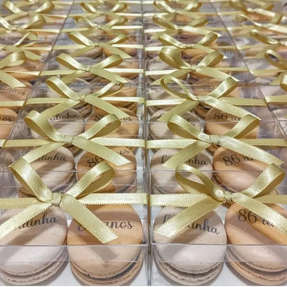 37 Pack Clear Macaron Boxes for 2, Mini Treat Boxes Chocolate Covered Orec Boxes Chocolate Truffle Boxes Browines BoxesPastry Boxes Candy Boxes(4.17" x 2.17" x 1.38")