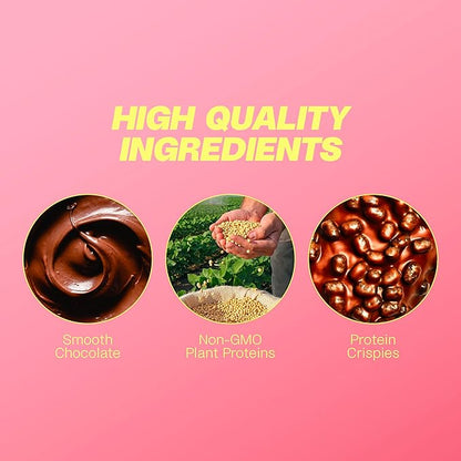 Misfits Vegan Protein Bars, Cookie Butter - Updated Recipe | Plant Based, Low Sugar & Carb, High Fiber Snacks | Pack of 12