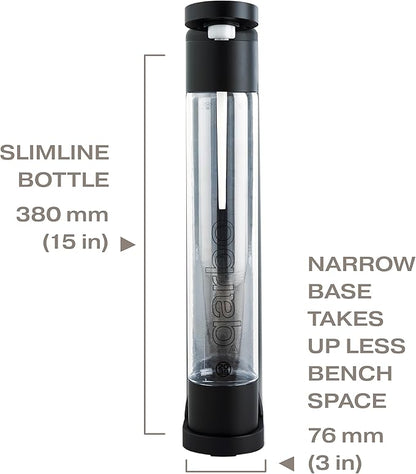 Twenty39 qarbo CLASSIC Sparkling Water Maker Machine - Soda Beverage Carbonator for Home, Seltzer & Carbonated Beverage Dispenser, Water Carbonation Fizz Maker (Matte Black)
