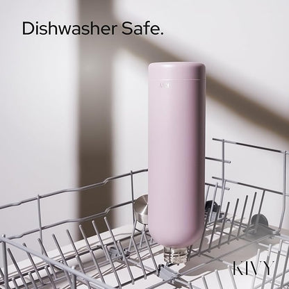 KIVY Stainless Steel Insulated Water Bottle 32oz [LEAK PROOF] Cold Up to 24 Hours, Hot Up to 18 Hours - Insulated Stainless Steel Water Bottle - Thermo Flask Drinking Bottle - BPA Free Water Bottle
