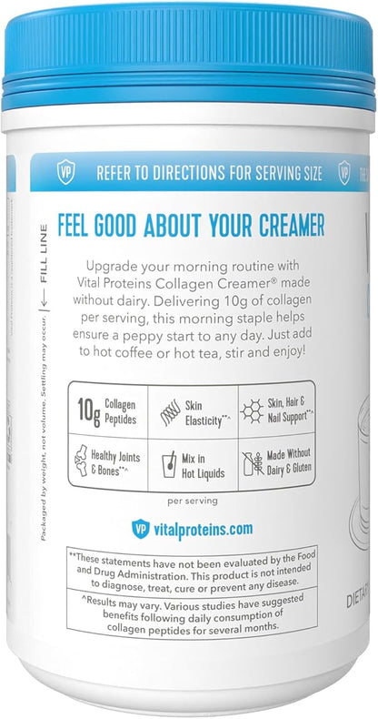Vital Proteins Collagen Peptides Powder - Original Coffee Creamer for Hair, Skin & Nails Support, 10.3 Oz