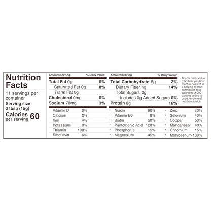 Foods Alive Zesty Cheesy Goodness Nutritional Yeast, 6oz Shaker Jar/Non-Fortified, Vegan Cheese Powder Seasoning