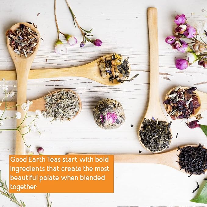 Good Earth Tea Sweet & Spicy Chai Black Tea, 18 Teabags (Pack of 6)