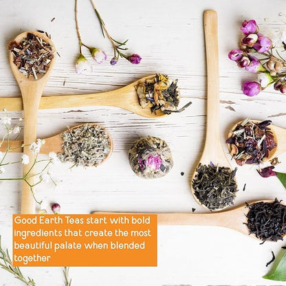 Good Earth Tea Sweet & Spicy Chai Black Tea, 18 Teabags (Pack of 6)