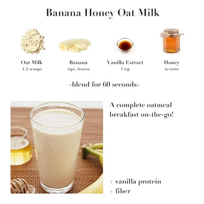NorCal Organic Oat Milk Powder - 2lbs Bulk | 100% Vegan, UNFLAVORED | Pure Organic Oats from Canadian Farms